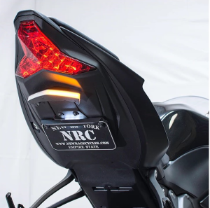 Kawasaki ZX-6R Fender Eliminator Kit - New Rage Cycles - Tucked with Load EQ - Black Textured - 2024+